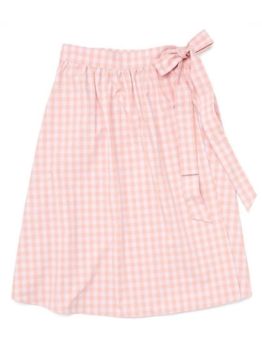 New with Tags Ban.do Easy Wrap Skirt - Pink Plaid, Gingham Picnic Retro Summer